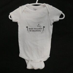 GERBER Harry Potter Inspo "Baby Wizard In Training" White Bodysuit | 0-3 Months